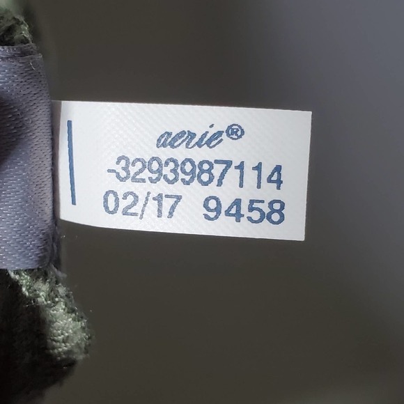 Aerie Cold Shoulder Short Sleeve Mini Dress Olive Green Size Small - Picture 8 of 11